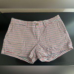 Chubbies women shorts, red, white, blue, size M